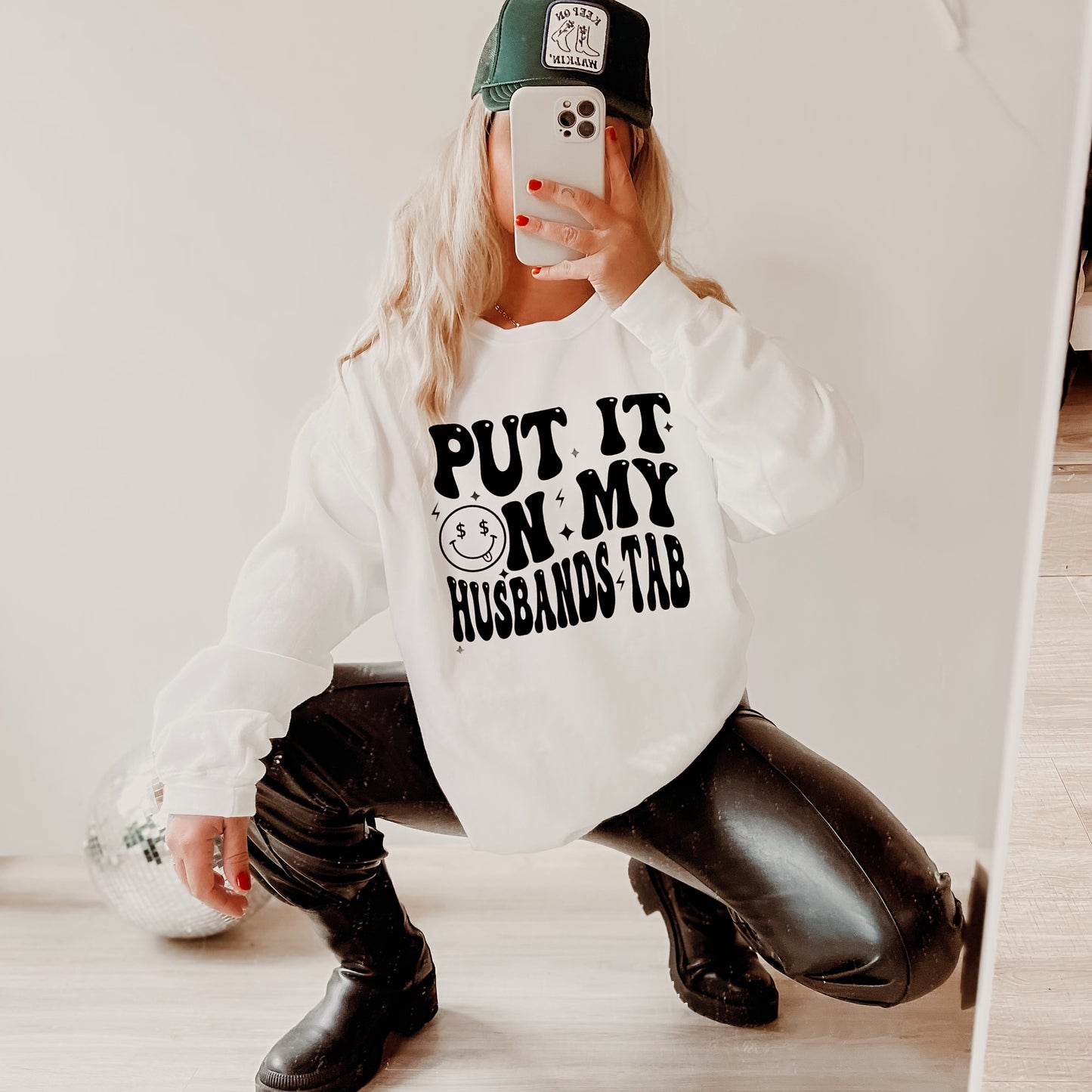 Put it On my Husbands Tab