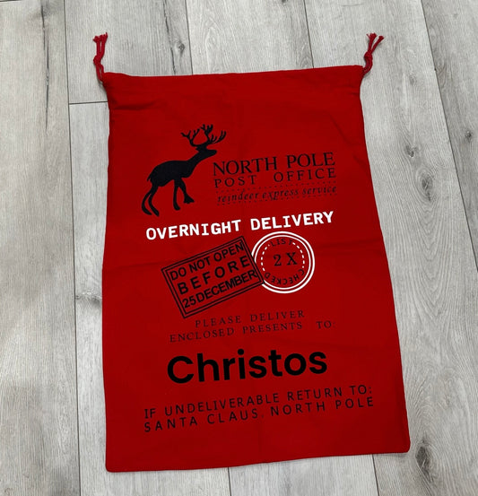 Personalized Santa Sacks