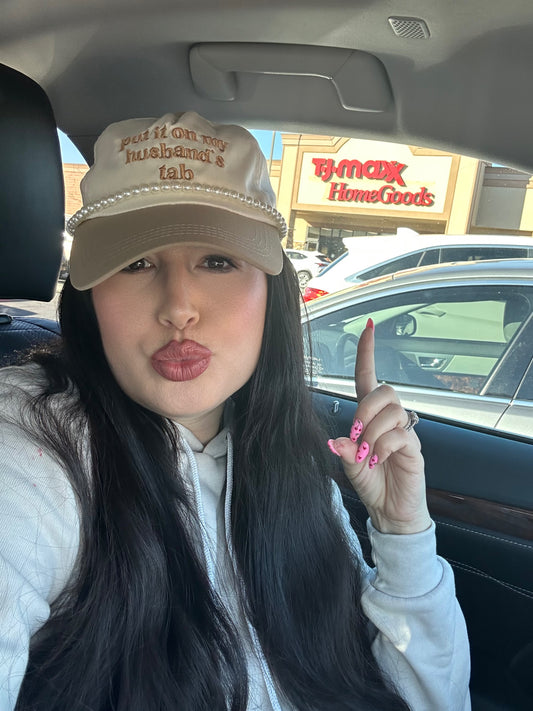 Put it on my Husband’s Tab - cream