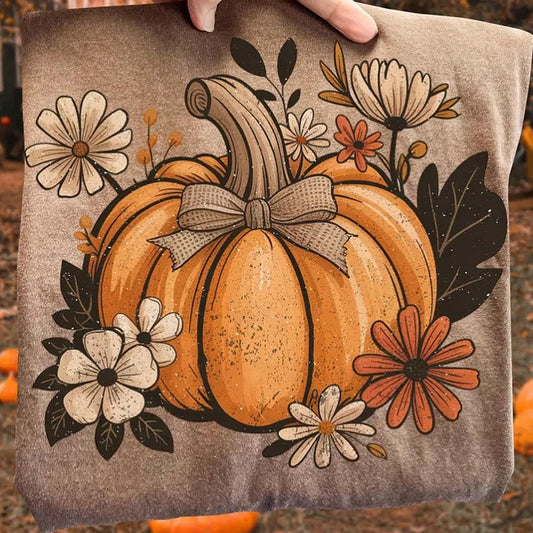 Floral Pumpkin