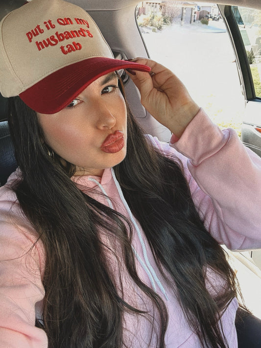 Put it on my husband‘s tab- Trucker hat