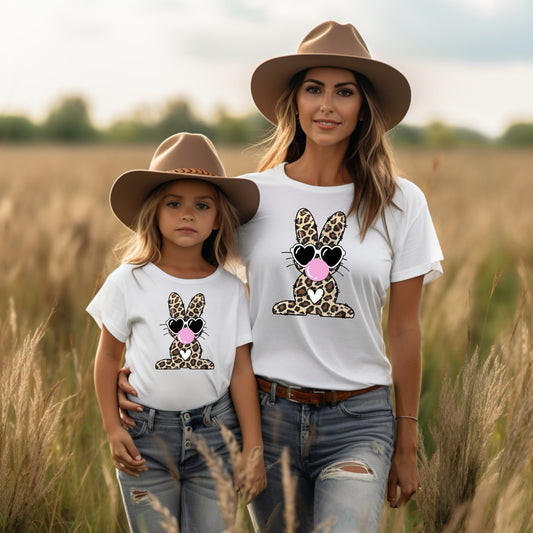 Leopard Bubble Gum Bunny Mommy & Me