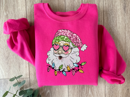 Glitter Santa