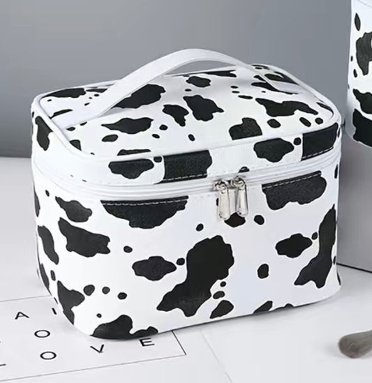 ﻿Cow Print Makeup bag