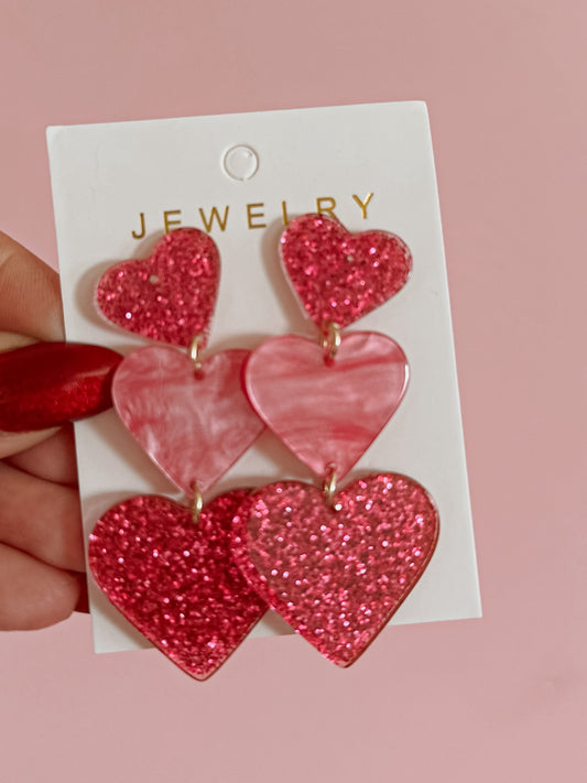 Valentine's Day Heart Earrings