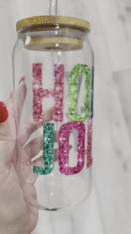 Holly Jolly Glass Tumblr 20oz